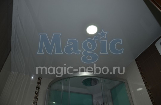 фотогалерея натяжных потолков в ванной